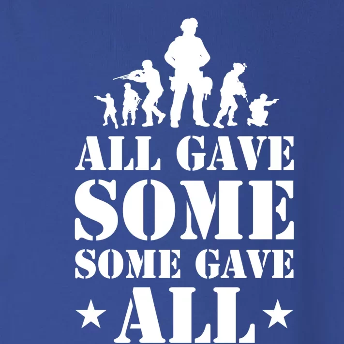 All Gave Some Some Gave All Gift Veterans Gift Toddler Long Sleeve Shirt