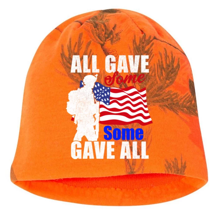 All Gave Some Some Gave All Veteran Memorial Day Gift Kati - Camo Knit Beanie