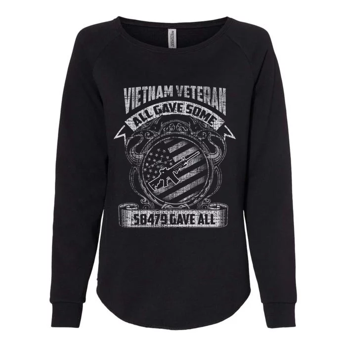 All Gave Some Some Gave All Vietnam Gift Womens California Wash Sweatshirt