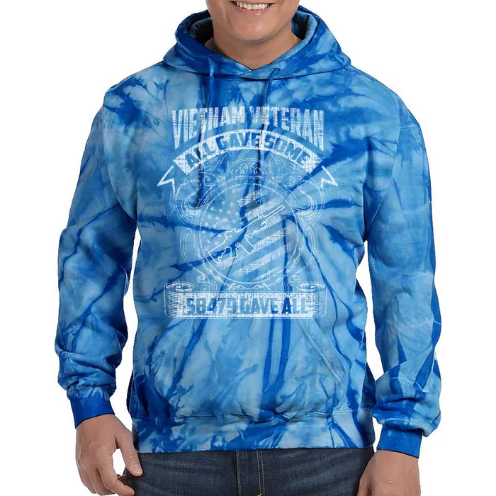 All Gave Some Some Gave All Vietnam Gift Tie Dye Hoodie