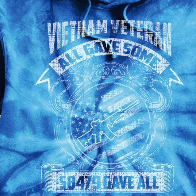 All Gave Some Some Gave All Vietnam Gift Tie Dye Hoodie