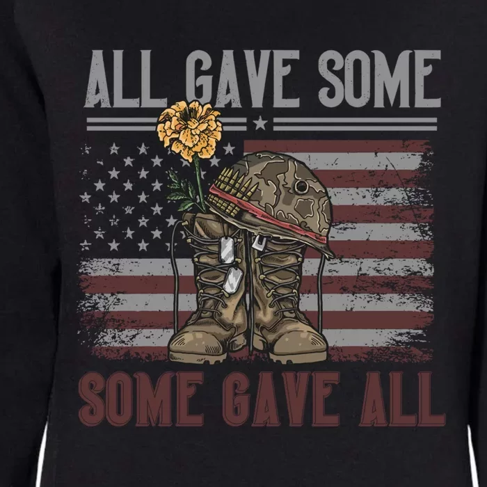 All Gave Some Some Gave Patriotic Patriiot Cute Gift Womens California Wash Sweatshirt