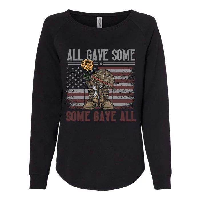 All Gave Some Some Gave Patriotic Patriiot Cute Gift Womens California Wash Sweatshirt