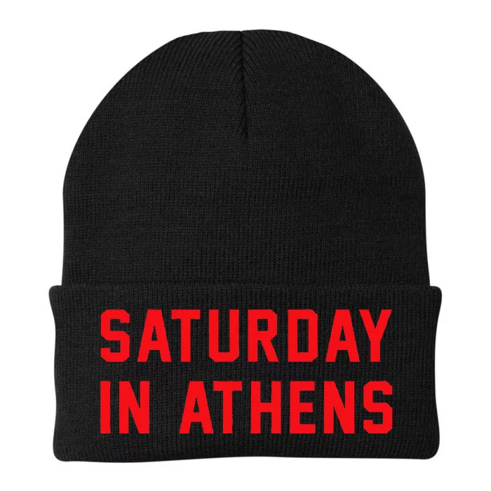 Athens Georgia Saturday In Athens Knit Cap Winter Beanie