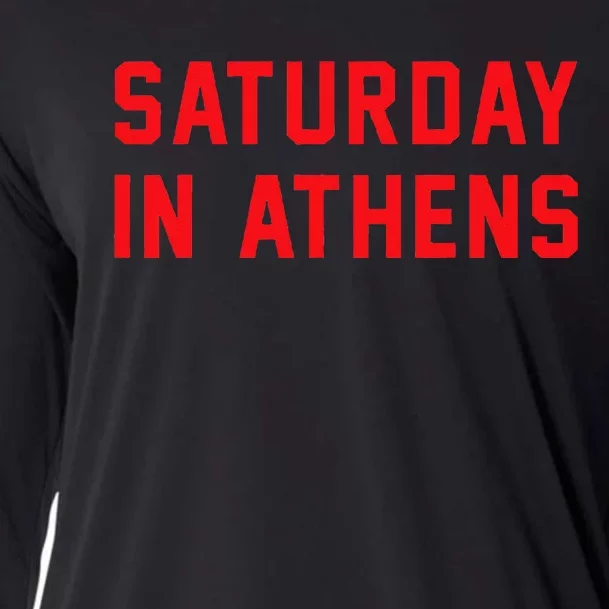 Athens Georgia Saturday In Athens Cooling Performance Long Sleeve Crew