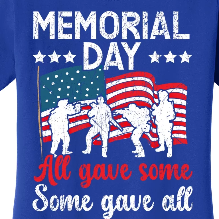 All Gave Some Some Gave All Usa Flag American Memorial Day Meaningful Gift Women's T-Shirt