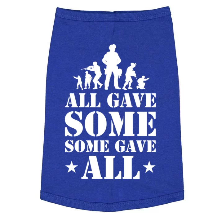 All Gave Some Some Gave All Gift Veterans Gift Doggie Tank