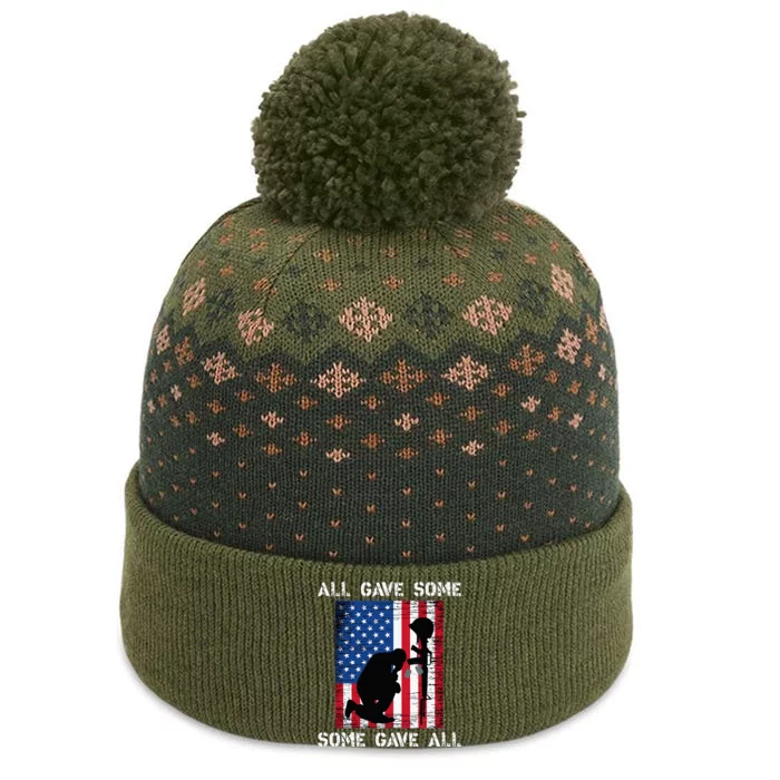 All Gave Some Some Gave All Veteran & Memorials Day The Baniff Cuffed Pom Beanie