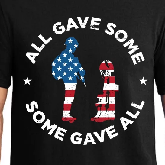 All Gave Some Some Gave All Memorial Day Veterans Day Gift Pajama Set