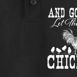 And God Said Let There Be Chickens Farm Animal Farming Dry Zone Grid Performance Polo