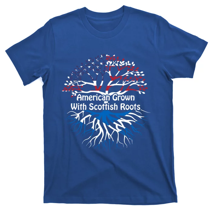 American Grown Scottish Roots Heritage Pride Gift T-Shirt