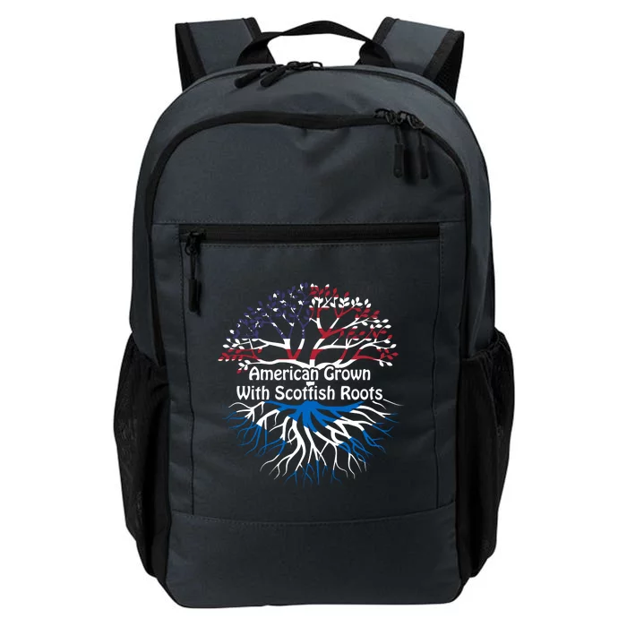 American Grown Scottish Roots Heritage Pride Gift Daily Commute Backpack