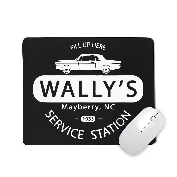 Wallys Service Station Classic TV Mousepad