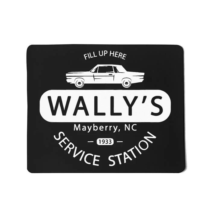 Wallys Service Station Classic TV Mousepad