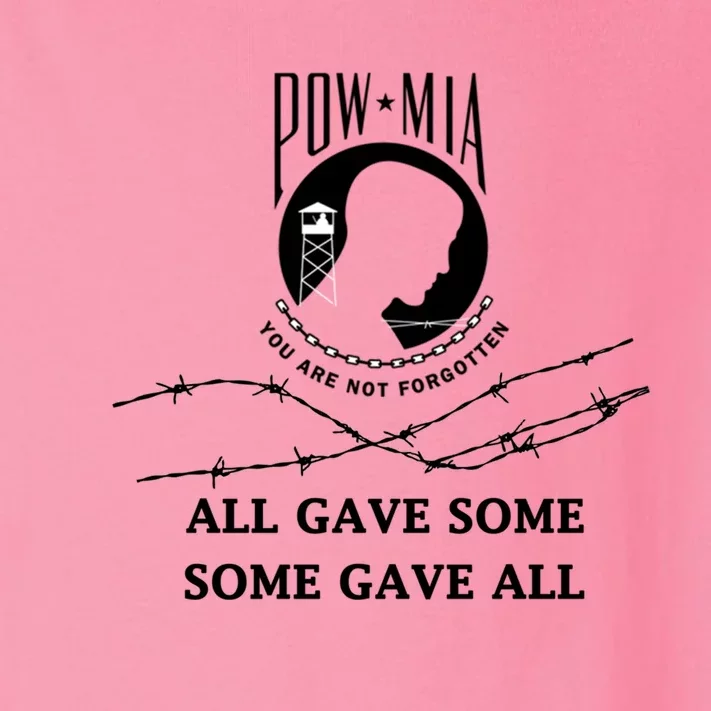 All Gave Some Some Gave All Pow Mia Meaningful Gift Toddler Long Sleeve Shirt