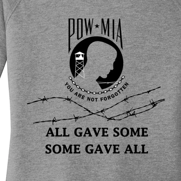 All Gave Some Some Gave All Pow Mia Meaningful Gift Women's Perfect Tri Tunic Long Sleeve Shirt