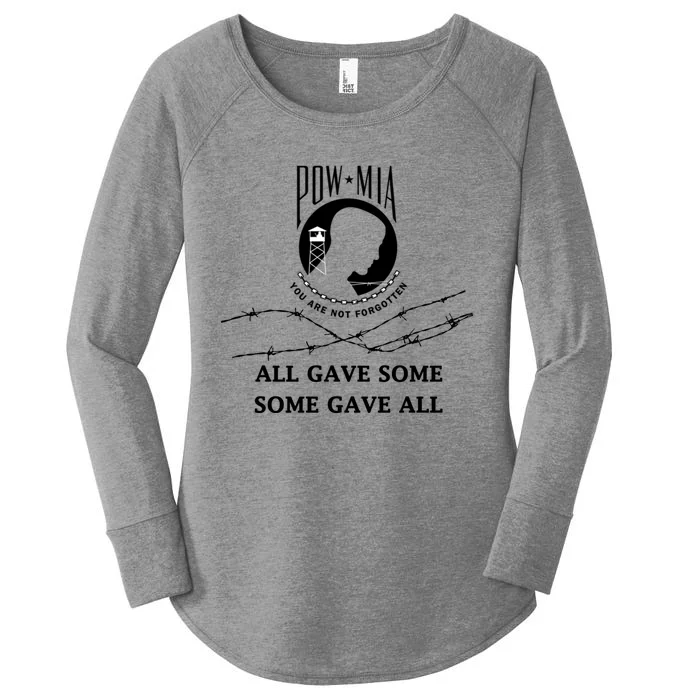 All Gave Some Some Gave All Pow Mia Meaningful Gift Women's Perfect Tri Tunic Long Sleeve Shirt