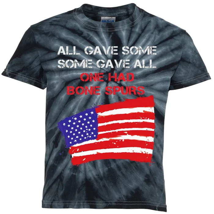 All Gave Some Some Gave All One Had Bone Spors Kids Tie-Dye T-Shirt