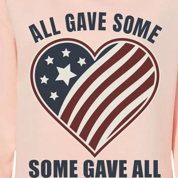 All Gave Some Great Gift Some Gave All Veteran Gift Womens California Wash Sweatshirt