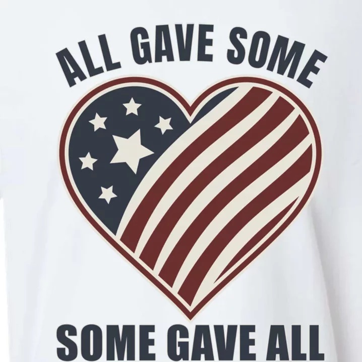 All Gave Some Great Gift Some Gave All Veteran Gift Sueded Cloud Jersey T-Shirt