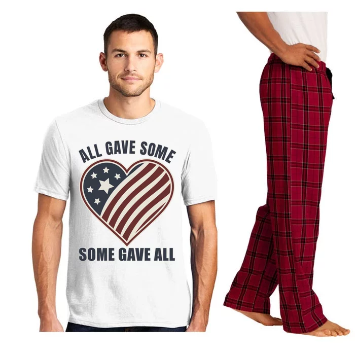 All Gave Some Great Gift Some Gave All Veteran Gift Pajama Set