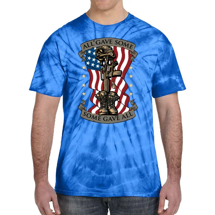 All Gave Some Some Gave All Memorial Cute Gift Tie-Dye T-Shirt