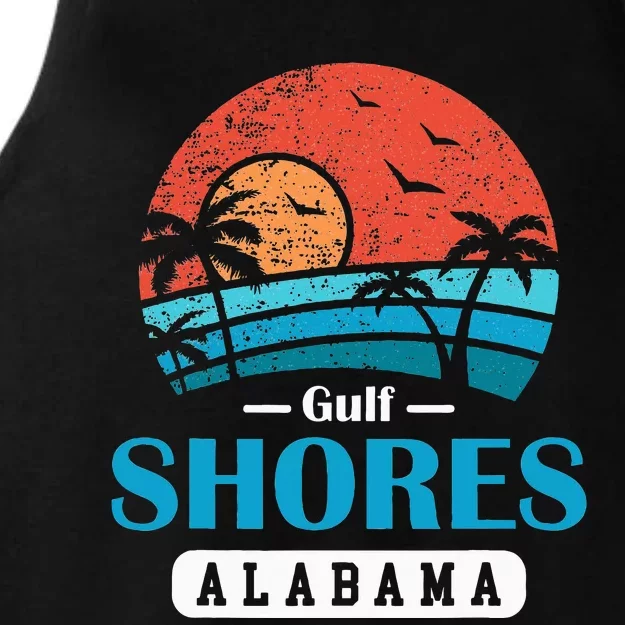 Alabama Gulf Shores Beach Family Vacation Souvenir Gift Ladies Tri-Blend Wicking Tank