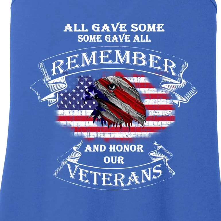 All Gave Some Some Gave All Thank You Veterans Cool Gift Ladies Essential Tank