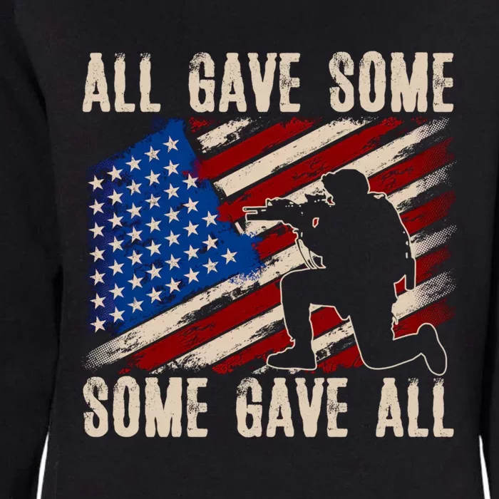 All Gave Some Some Gave All Gift Memorial's Day Great Gift Womens California Wash Sweatshirt