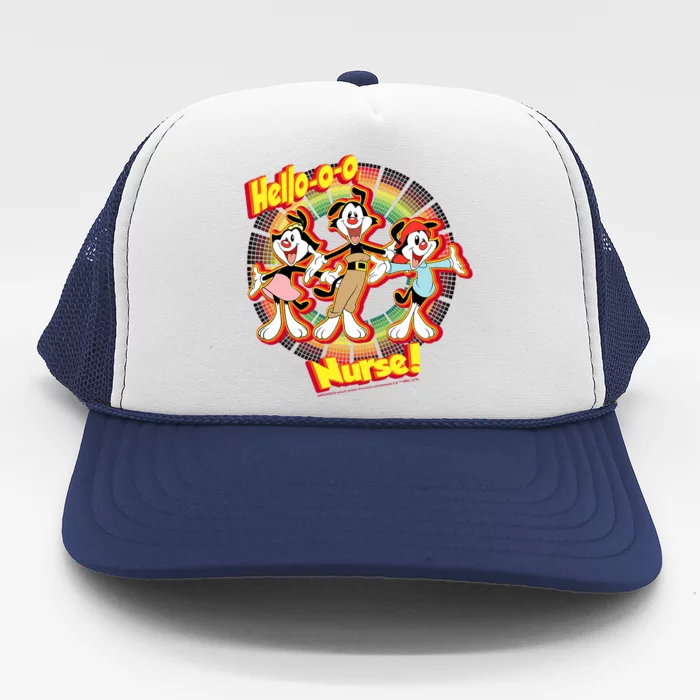 Animaniacs Group Shot Hellooo Nurse Trucker Hat