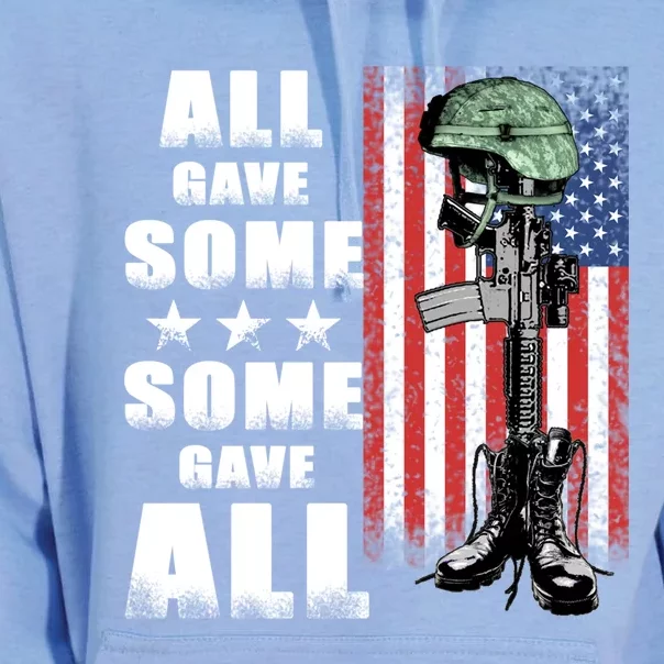 All Gave Some Some Gave All Battlefield Cross Gift Unisex Surf Hoodie