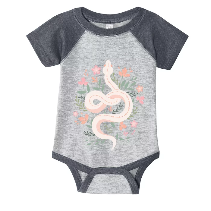 Aesthetic Graphic S Mystical Snake Flower Pastel Goth Infant Baby Jersey Bodysuit