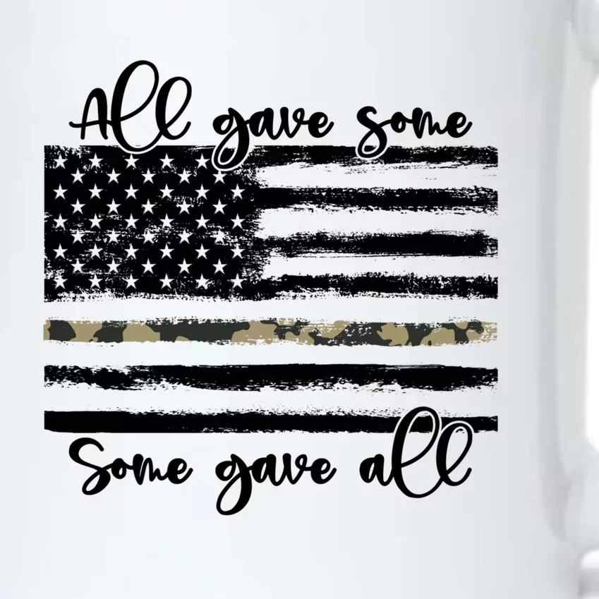 All Gave Some Some Gave All Memorial Day Us Army Veteran Gift Black Color Changing Mug