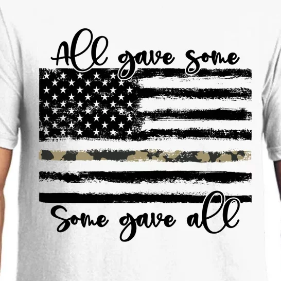 All Gave Some Some Gave All Memorial Day Us Army Veteran Gift Pajama Set