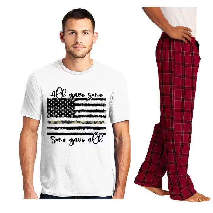 All Gave Some Some Gave All Memorial Day Us Army Veteran Gift Pajama Set