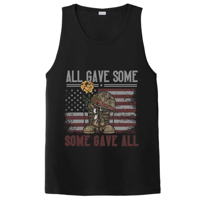 All Gave Some Some Gave Patriotic Patriiot Gift Performance Tank