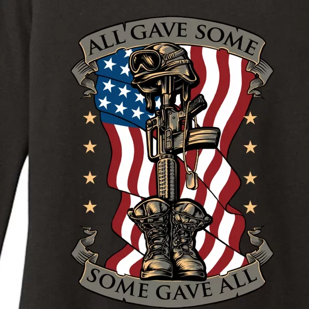 All Gave Some Some Gave All Memorial Meaningful Gift Womens CVC Long Sleeve Shirt