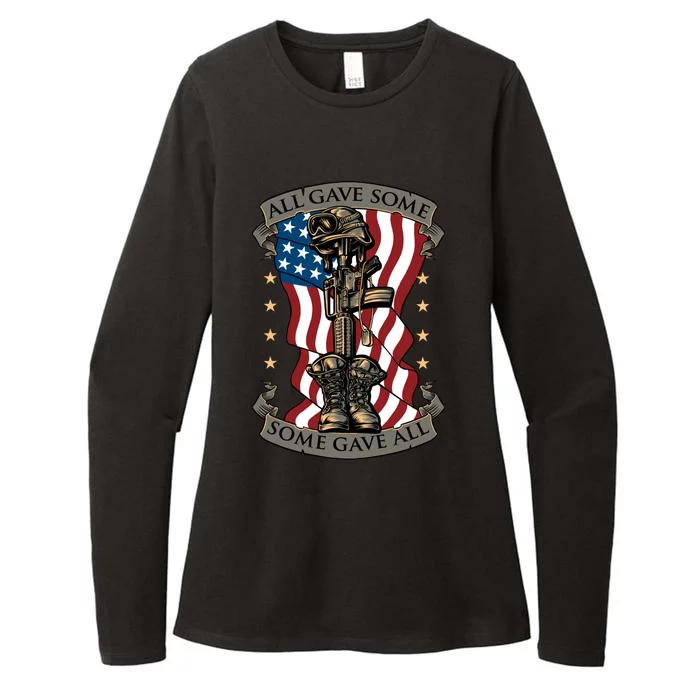 All Gave Some Some Gave All Memorial Meaningful Gift Womens CVC Long Sleeve Shirt