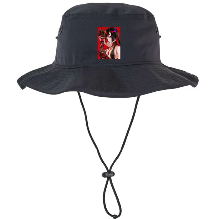 Anime Girl Samurai Waifu Japanese Aesthetic Otaku Weeb Legacy Cool Fit Booney Bucket Hat