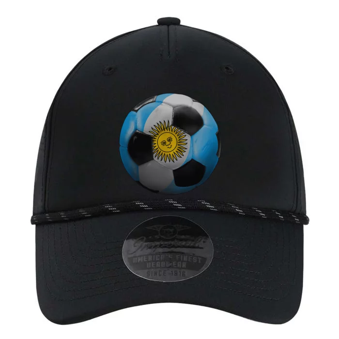 Argentina Glow Soccer Ball Logo Performance The Dyno Cap