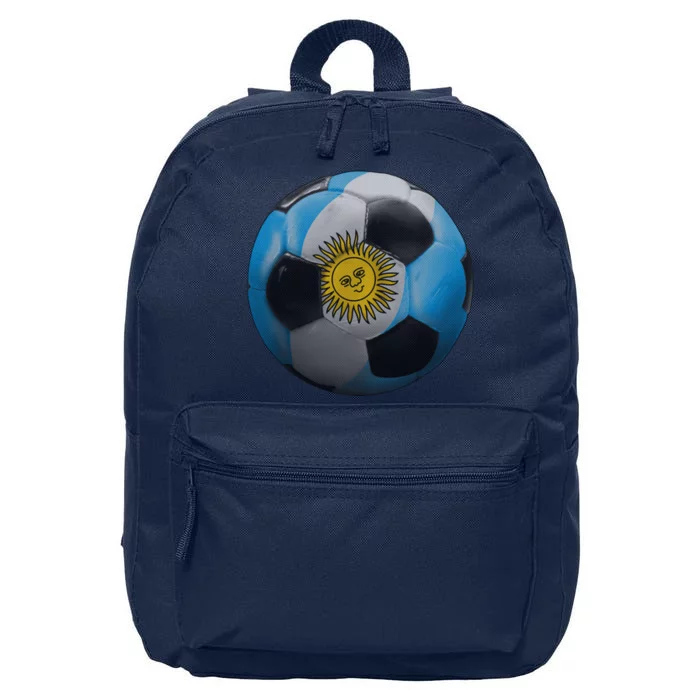 Argentina Glow Soccer Ball Logo 16 in Basic Backpack