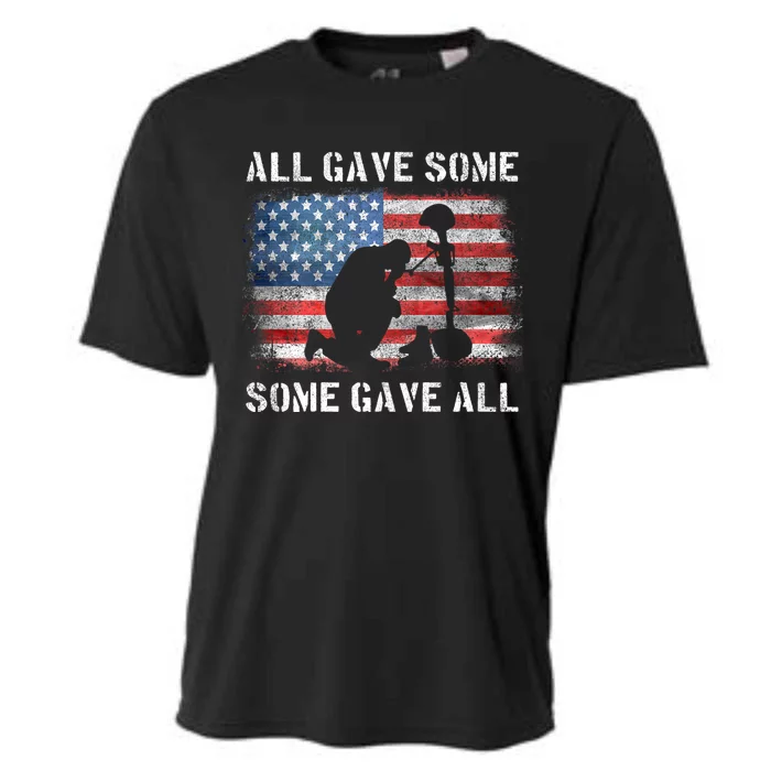 All Gave Some Some Gave All I Veteran & MemorialS Day Cooling Performance Crew T-Shirt