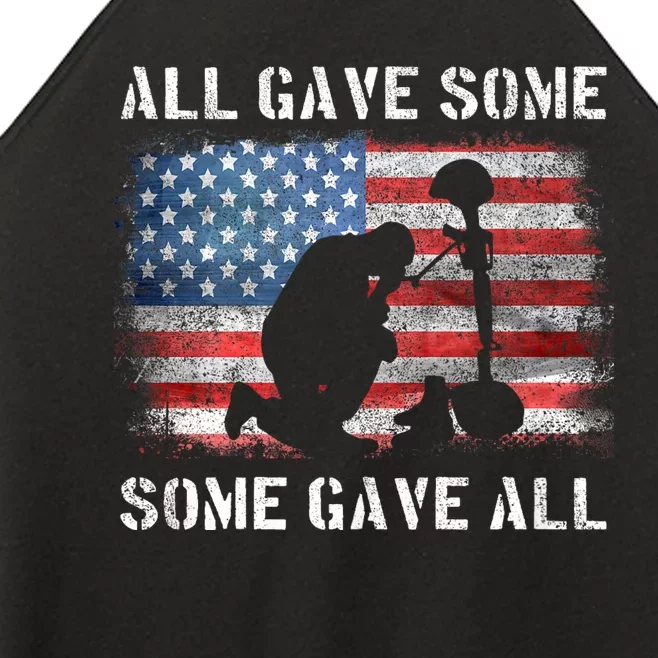 All Gave Some Some Gave All I Veteran & MemorialS Day Women’s Perfect Tri Rocker Tank