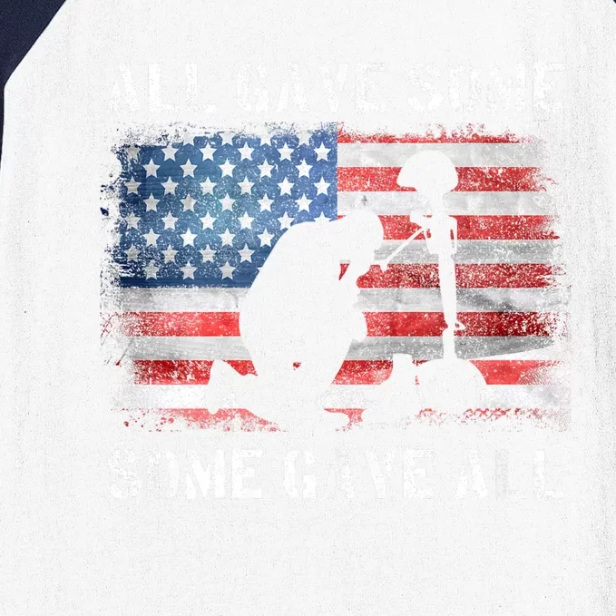 All Gave Some Some Gave All I Veteran & MemorialS Day Baseball Sleeve Shirt