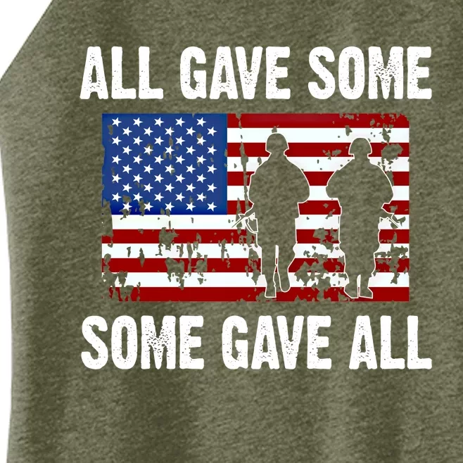 All Gave Some Gave All Thank You Veterans Gift Women’s Perfect Tri Rocker Tank