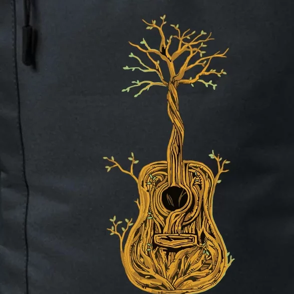 Acoustic Guitar Tree Of Life Guitar Player Nature Guitarist Daily Commute Backpack