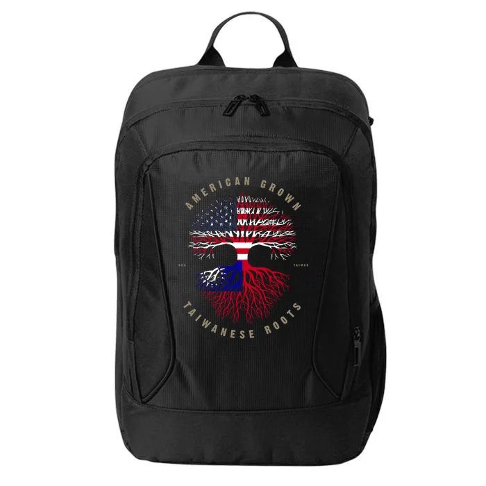 American Grown Taiwanese Roots Taiwan Flag Cute Gift City Backpack