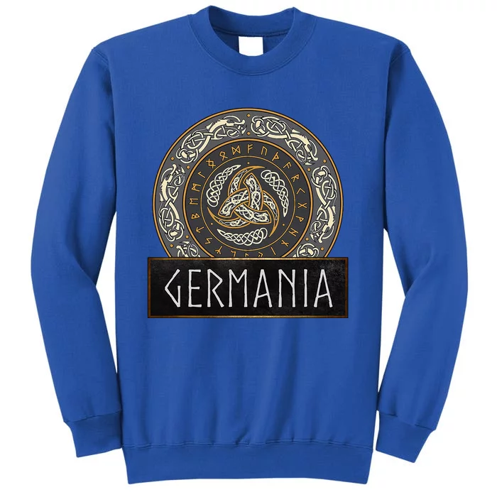 Ancient Germania Triskelion With Runes Tall Sweatshirt