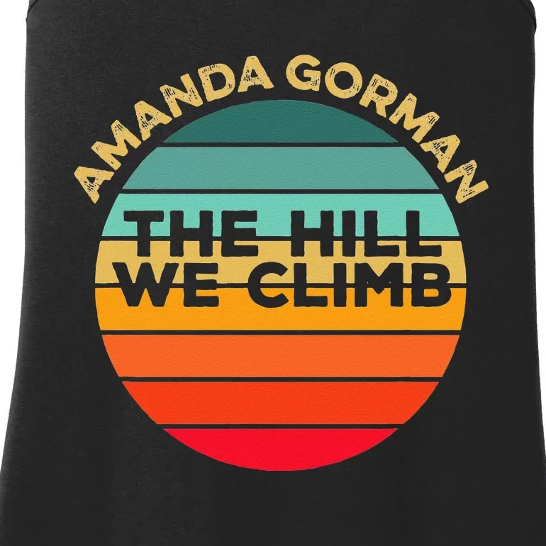 Amanda Gorman The Hill We Climb Inauguration Poem January 20 Ladies Essential Tank