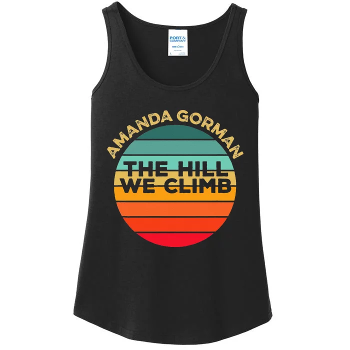 Amanda Gorman The Hill We Climb Inauguration Poem January 20 Ladies Essential Tank